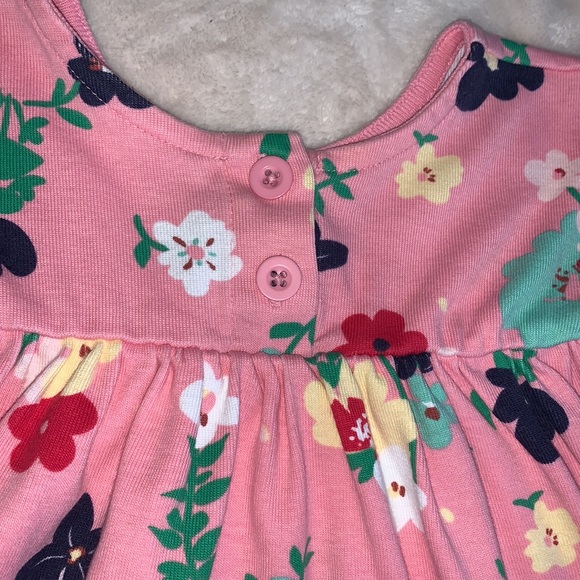 Hanna Andersson 60 Pink Floral Dress 3-6M Perfect!💕 - Picture 3 of 10